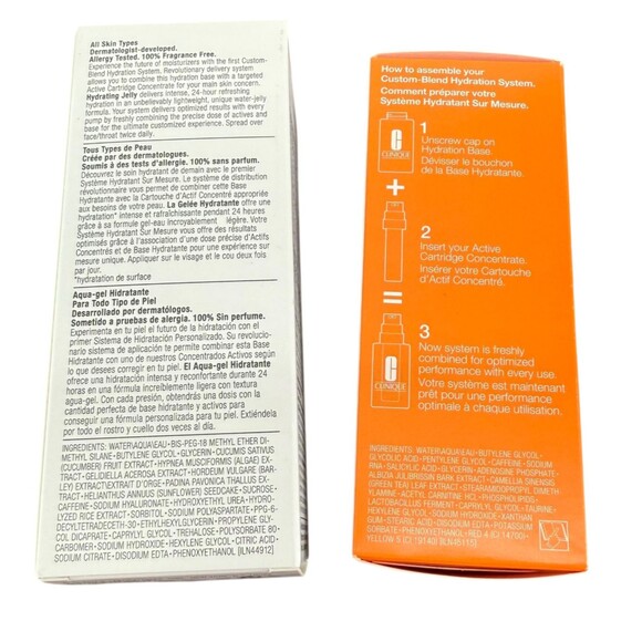 Clinique ID Hydrating Jelly 3.9 oz & Cartridge Concentrate FATIGUE .34 oz SET - Picture 7 of 8
